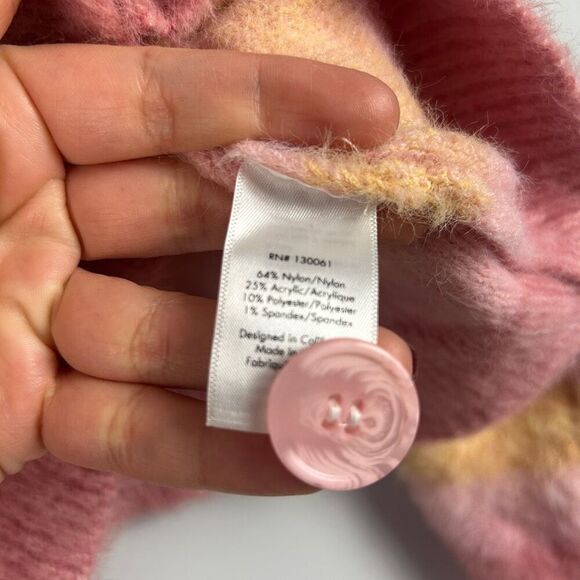 L*Space Daybreak Cardigan Fuzzy Striped Sweater - Picture 6 of 7